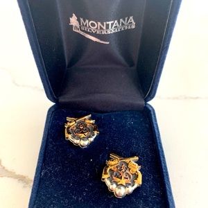 Brand New Montana Silversmiths Pistol Earrings